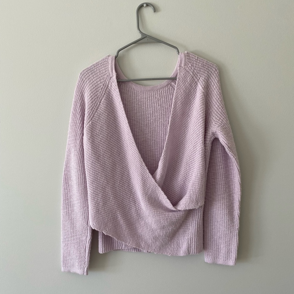 Aerie open back sweater
